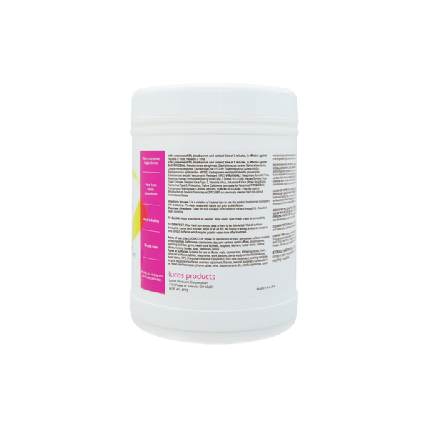 Lucas Cide Wipes 160pk