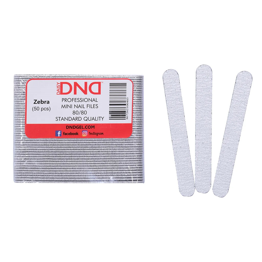 DND Mini File Zebra 100/100 100pk