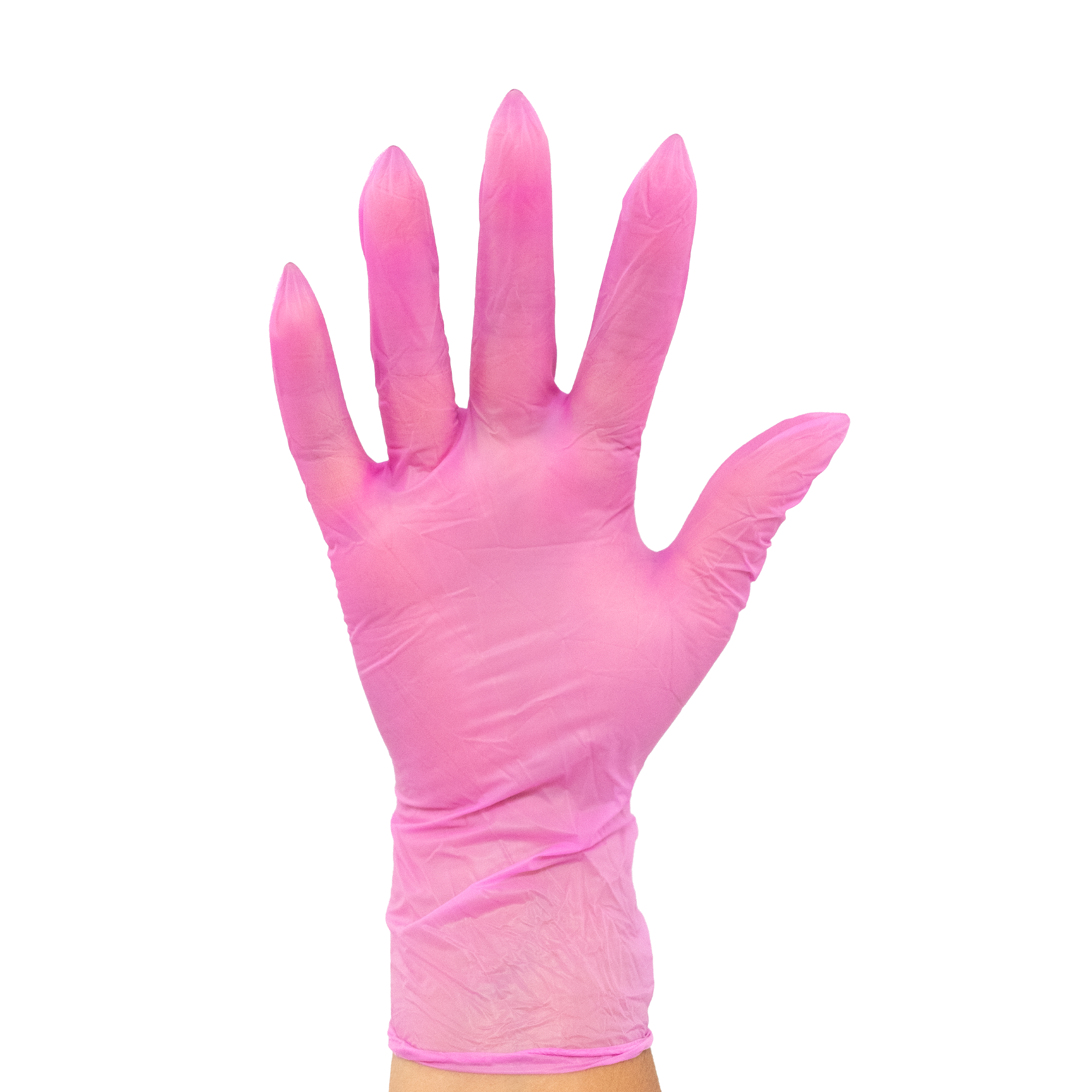 ColorTrak Vinyl Gloves 100pk - Pink Main image