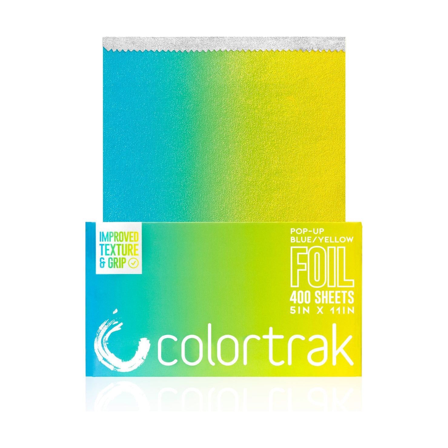 Color Trak Gradient Pop-Up Foil (400pk) - Blue/Yellow Main image
