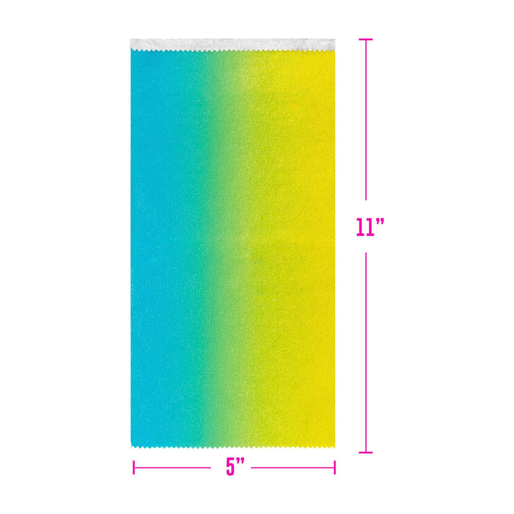Color Trak Gradient Pop-Up Foil (400pk) - Blue/Yellow