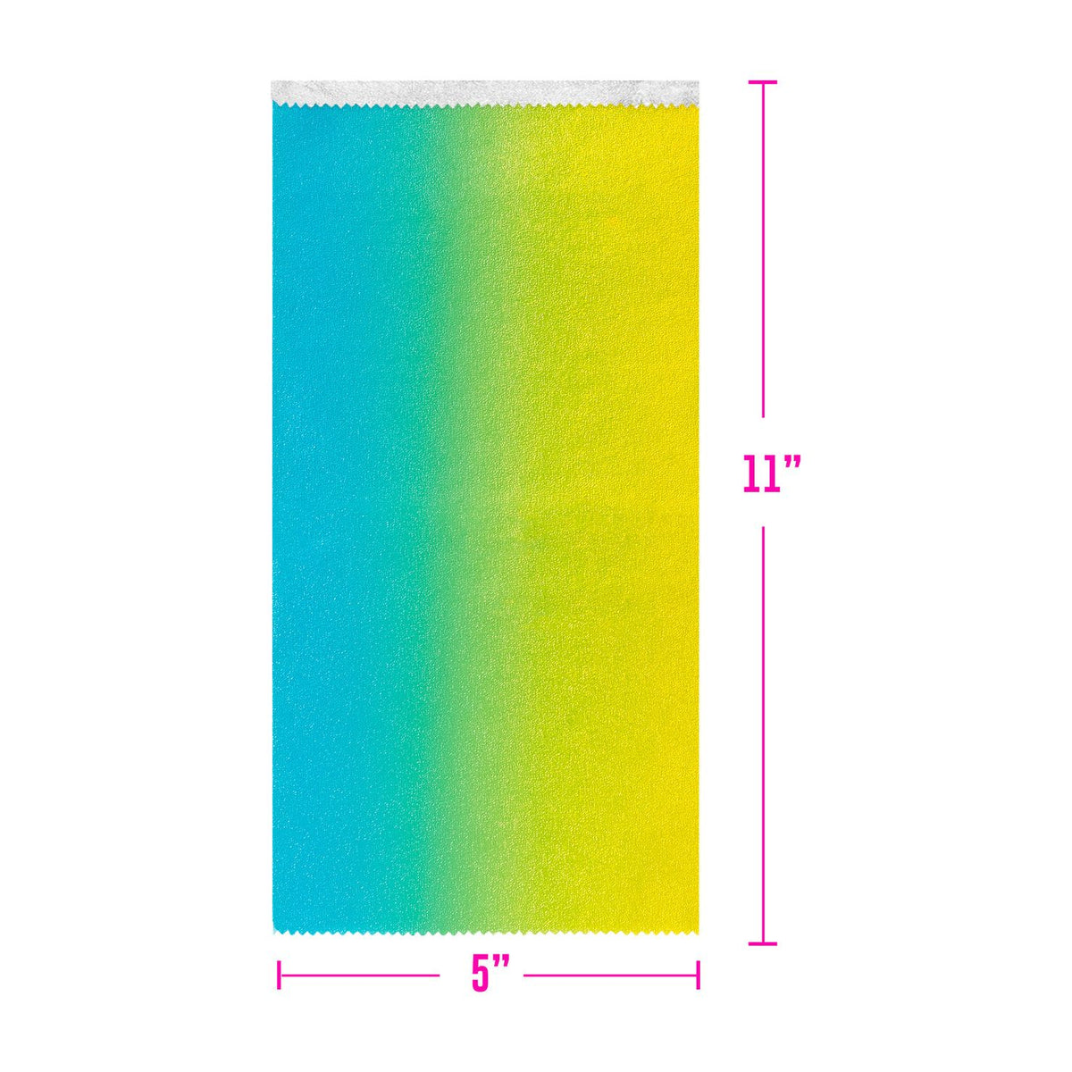 Color Trak Gradient Pop-Up Foil (400pk) - Blue/Yellow