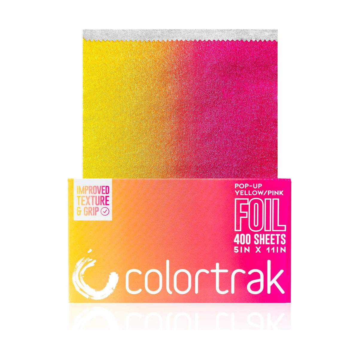 Color Trak Gradient Pop-Up Foil (400pk) - Yellow/Pink Main image