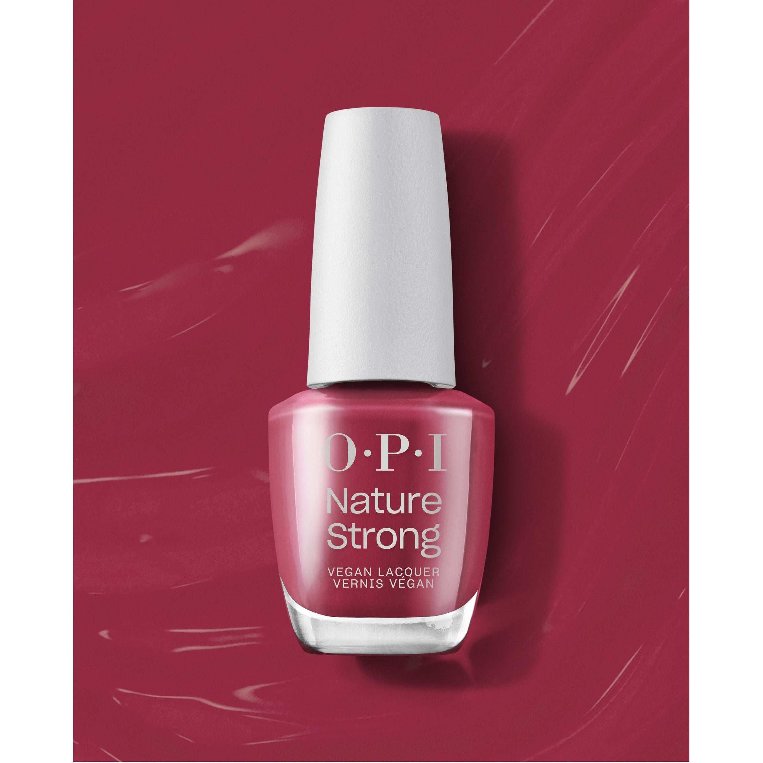 OPI Nature Strong Lacquer - Give A Garnet (NAT014)