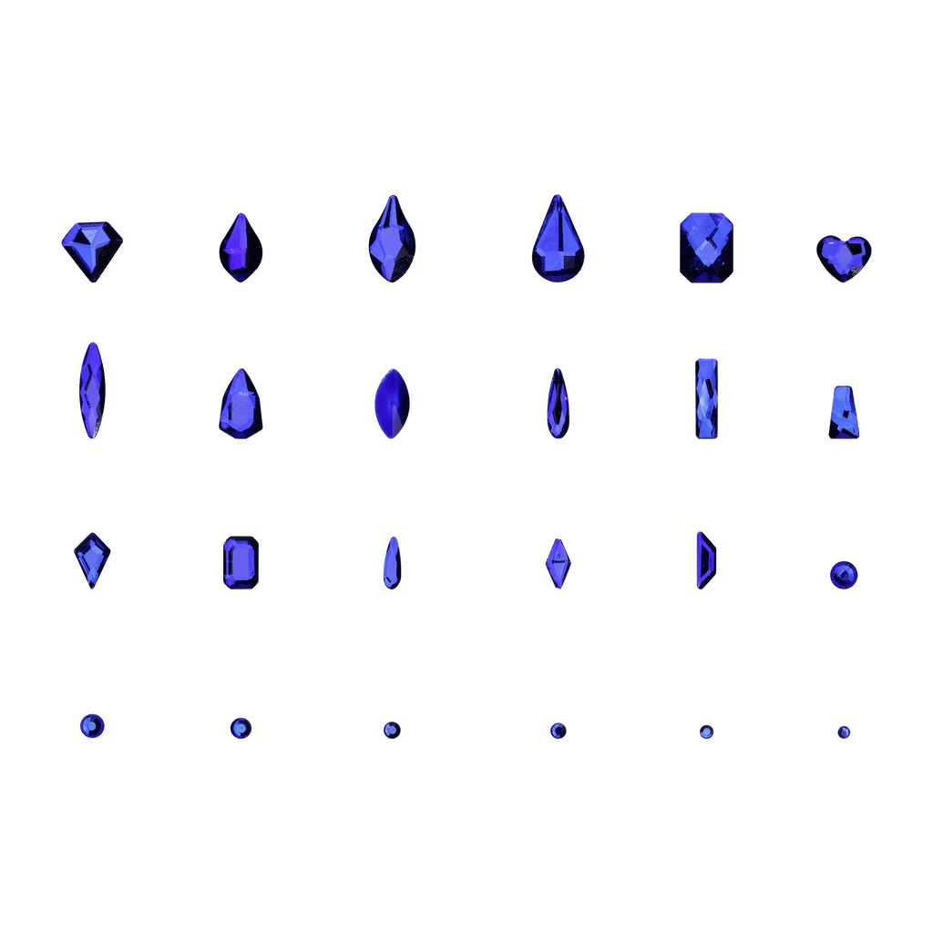 PLA Nail Gems - Blue