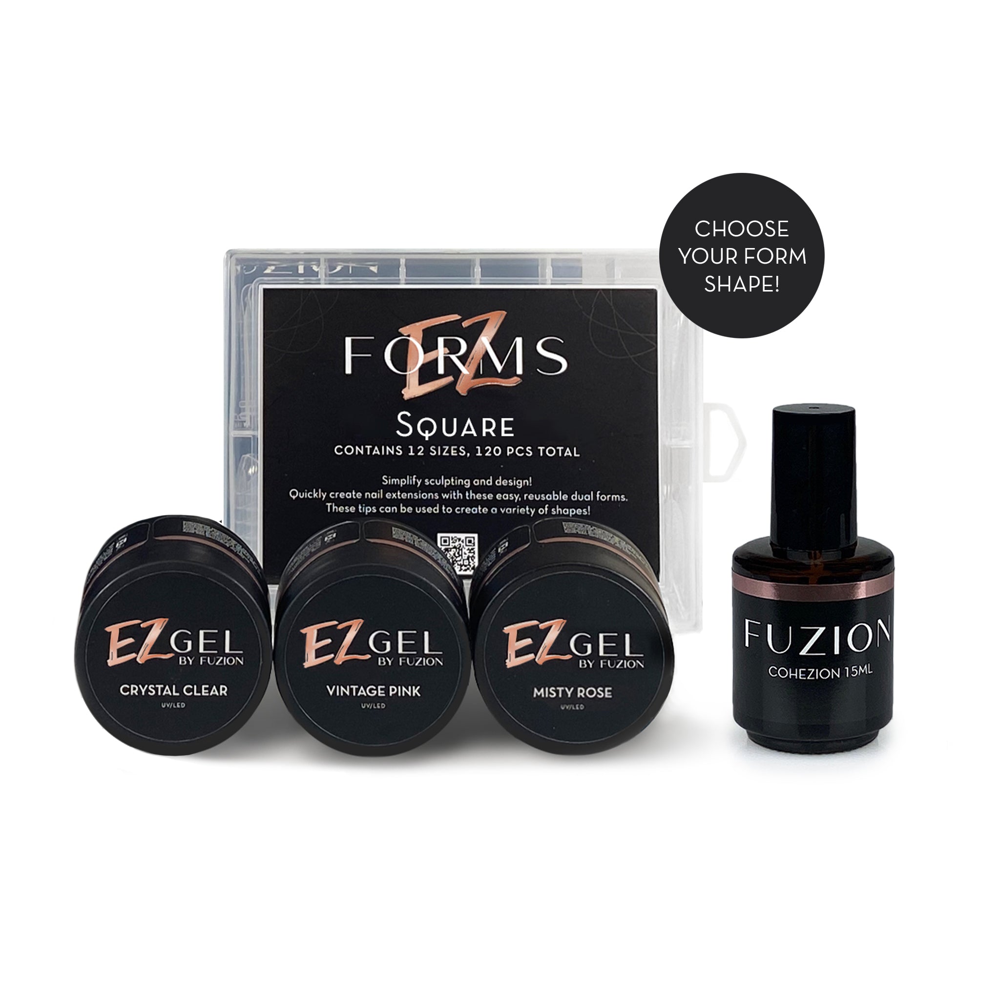 Fuzion EZ Gel System Forms - Xtreme  120pk Main image