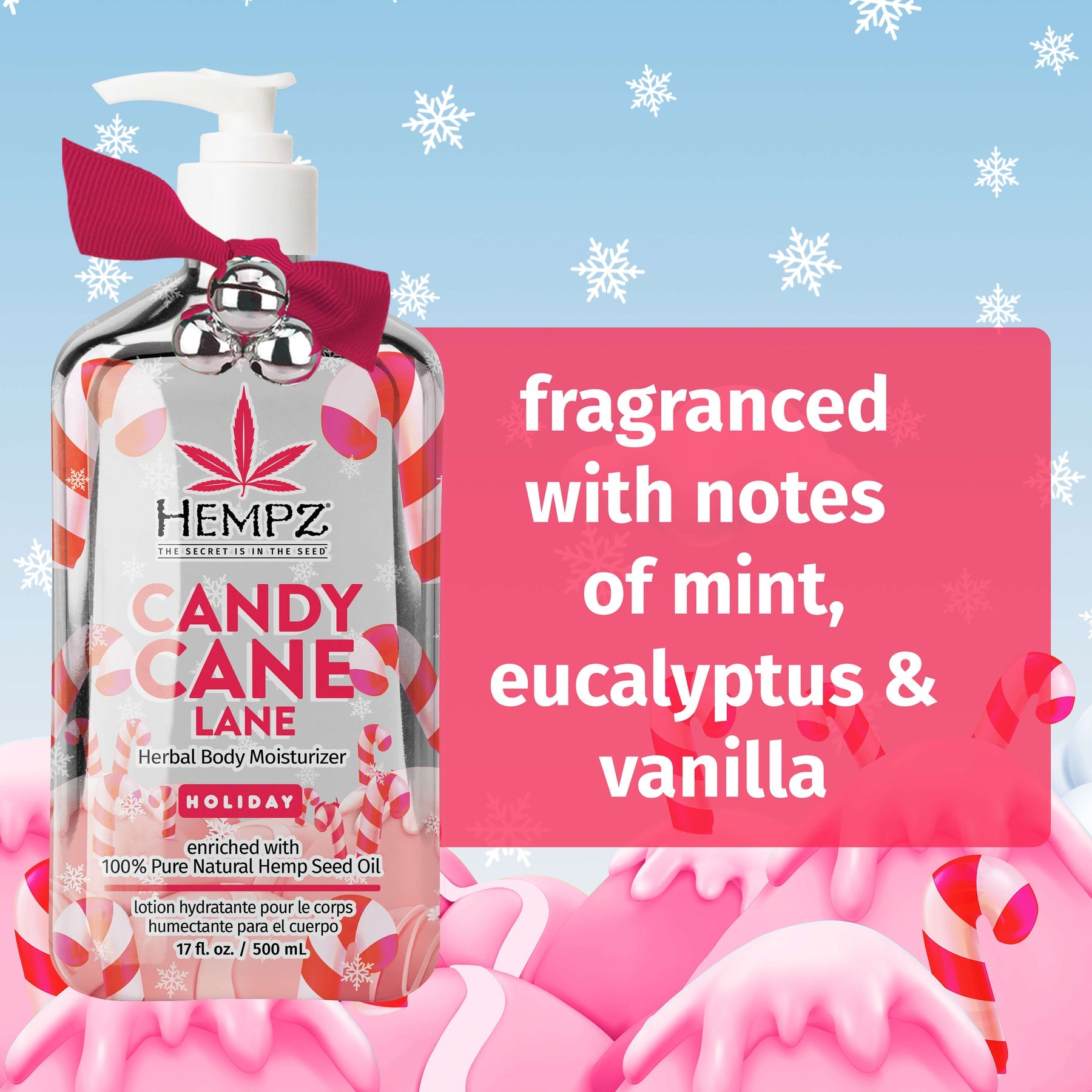 Hempz Candy Cane Lane Lotion Secondary image