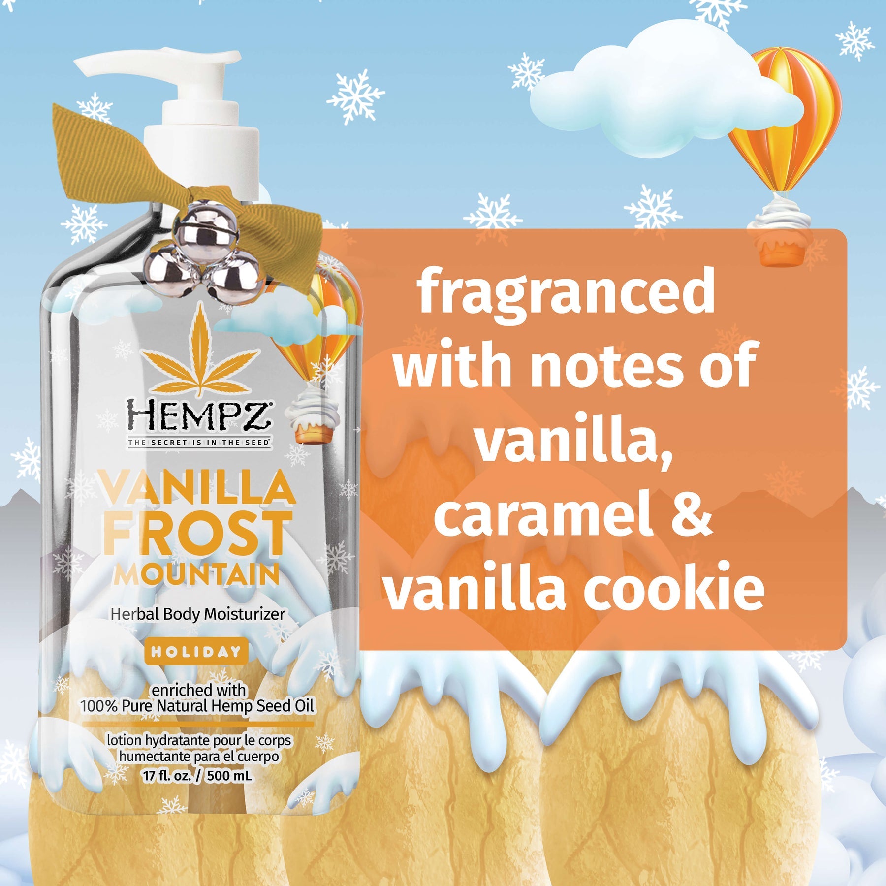 Hempz Vanilla Frosted Mountain Lotion Secondary image