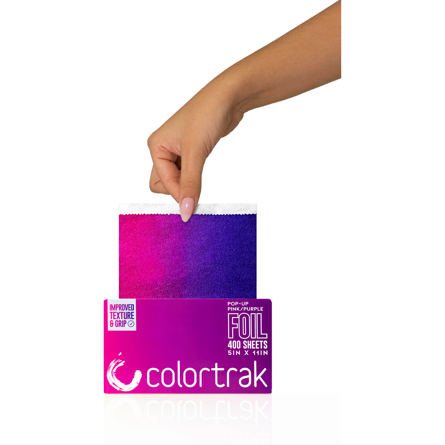 Color Trak Gradient Pop-Up Foil (400pk) - Pink/Purple Secondary image