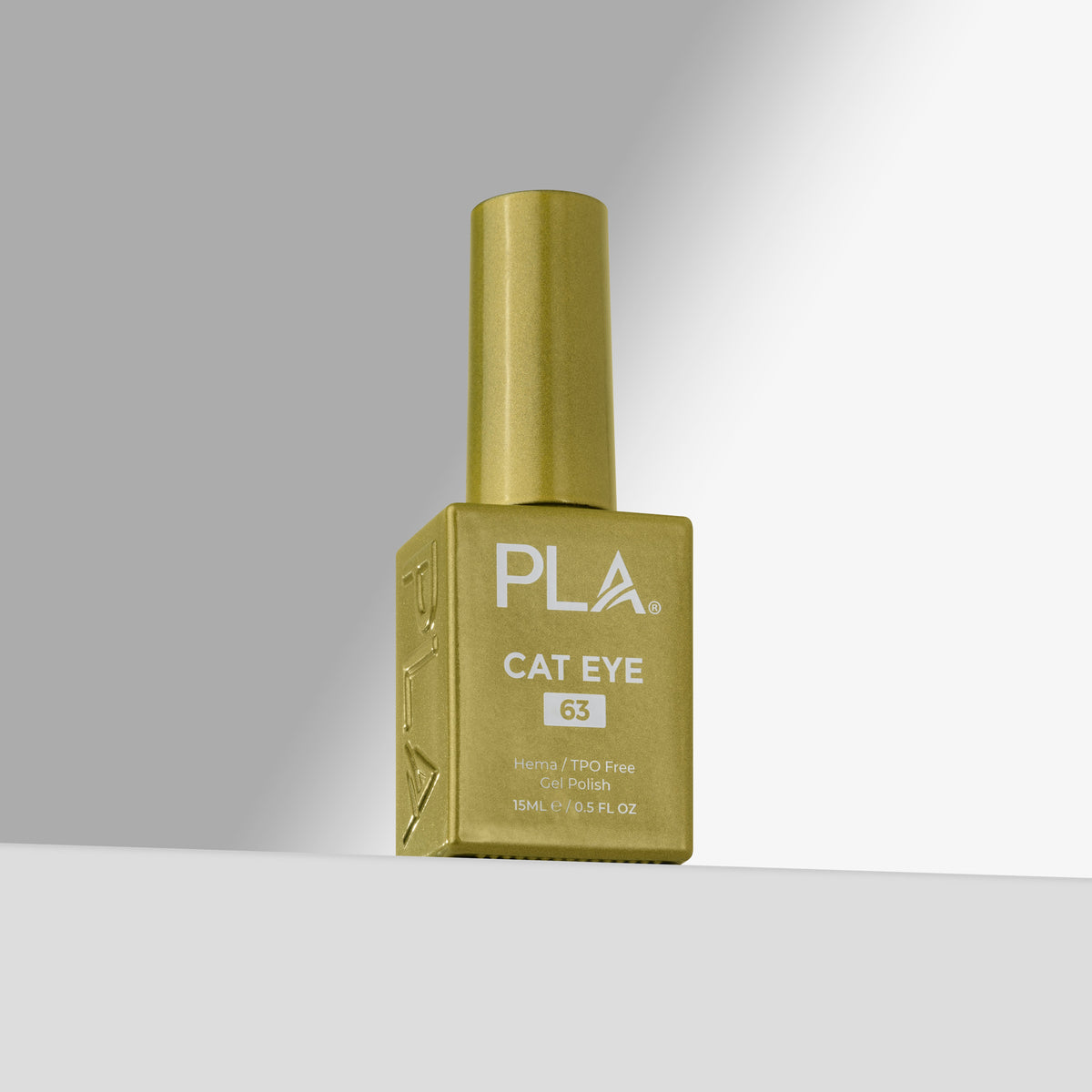 PLA Cat Eye 15ml - Mellow Yellow CE063 - nail swatch