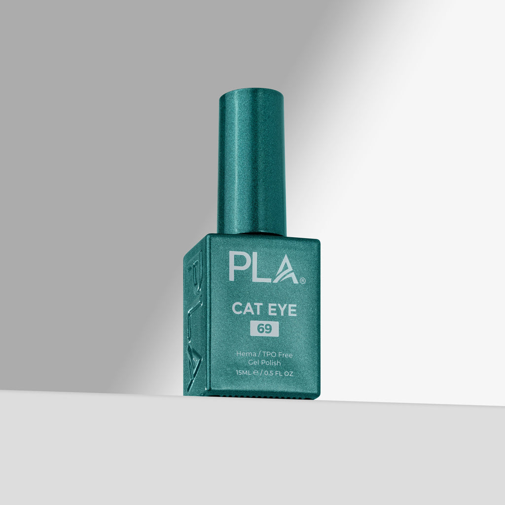 PLA Cat Eye 15ml - Teal Me More CE069 - nail swatch