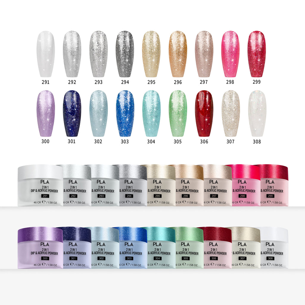 PLA Glitter Collection - Gel Collection (291-308)