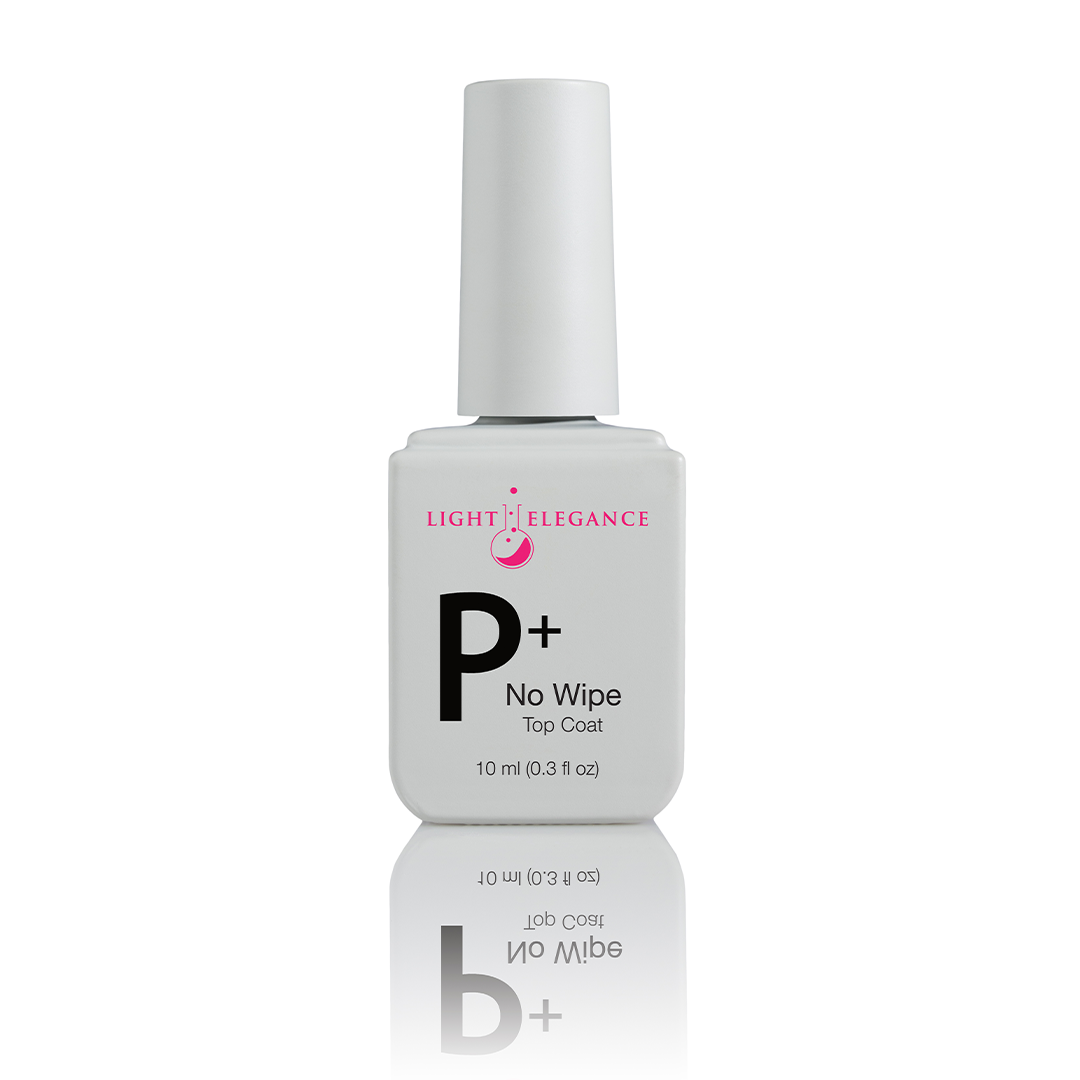 Light Elegance - P+ No Wipe Soak-Off Top Coat 10ml Main image