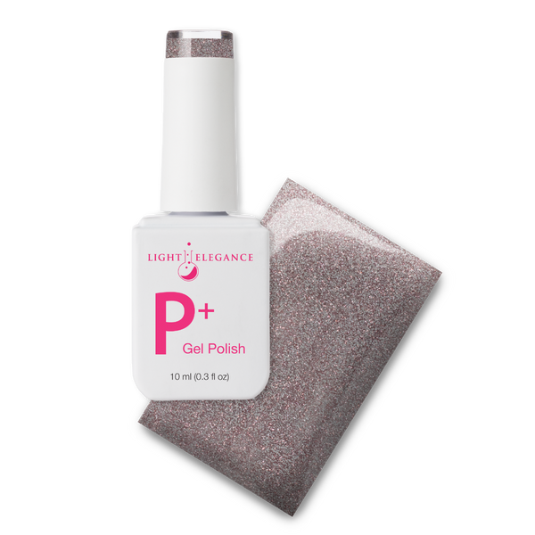 Light Elegance - P+ Smokin' Gun Glitter Gel Polish (15ml)