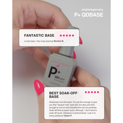 Light Elegance - P+ QDbase Soak Off Base Coat Gel Polish (10ml)