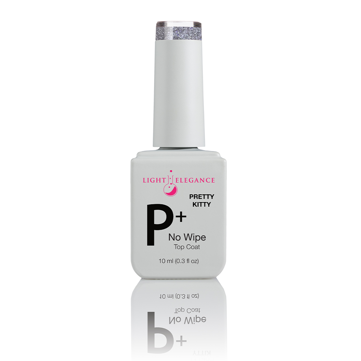 Light Elegance - P+ Pretty Kitty Soak-Off Top Coat (10ml) Main image