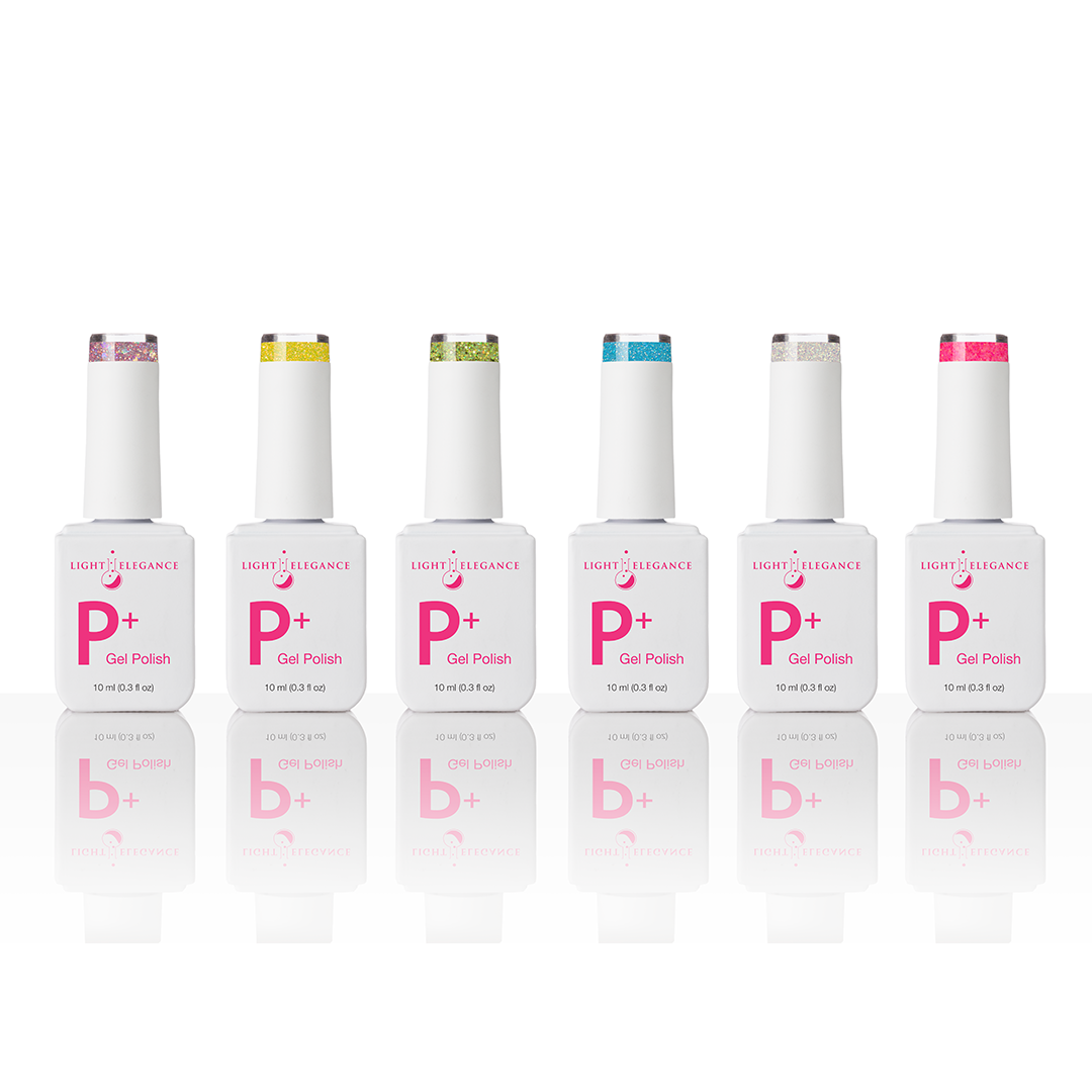 Light Elegance - P+ Happy Vibes 2024 Glitter Collection - 10ml (6pk) Main image