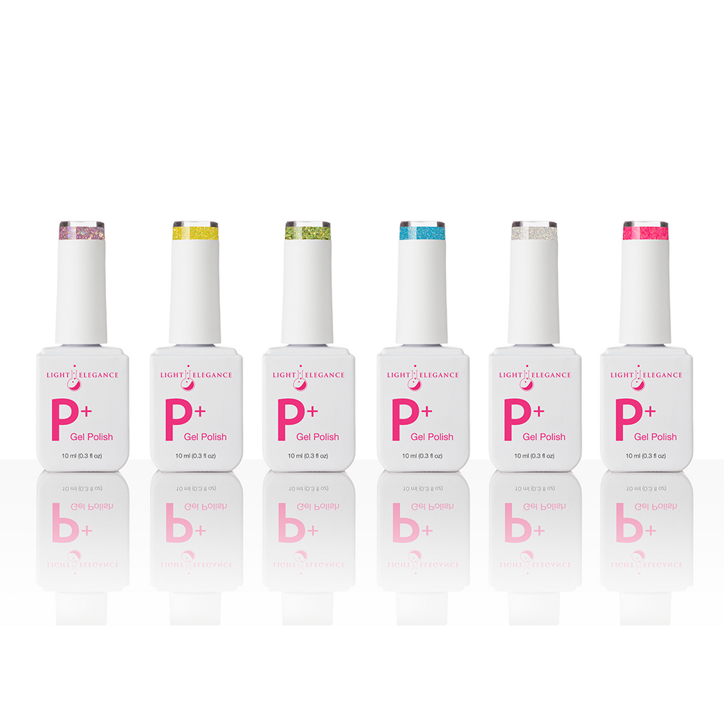 Light Elegance - P+ Happy Vibes 2024 Glitter Collection - 10ml (6pk)