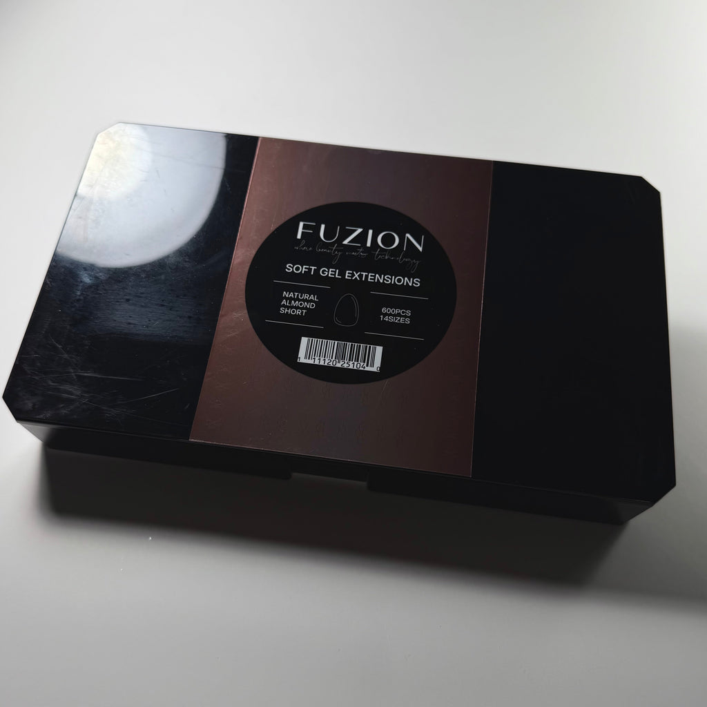 Fuzion Soft Gel Extensions - Natural Almond Short