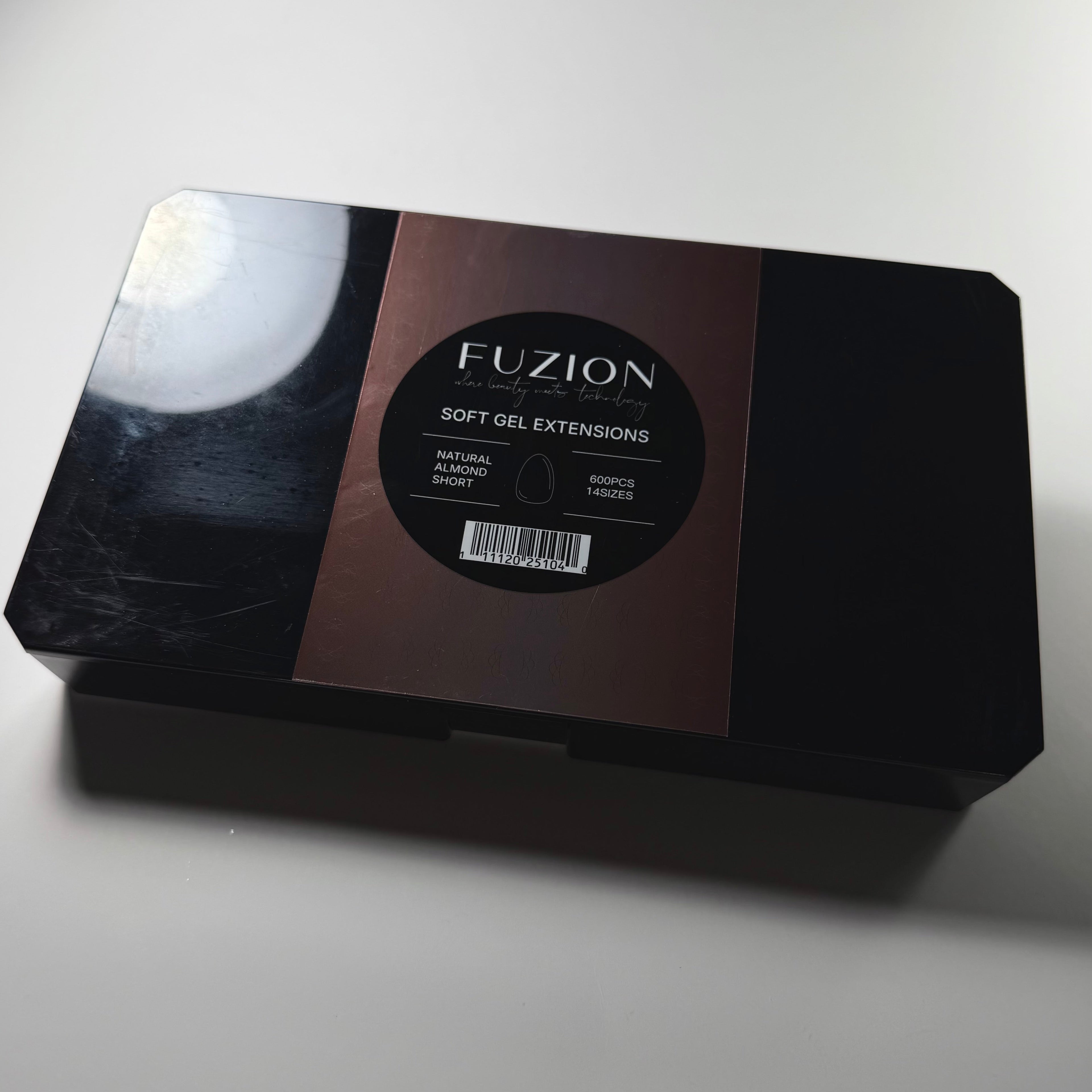 Fuzion Soft Gel Extensions - Natural Almond Short