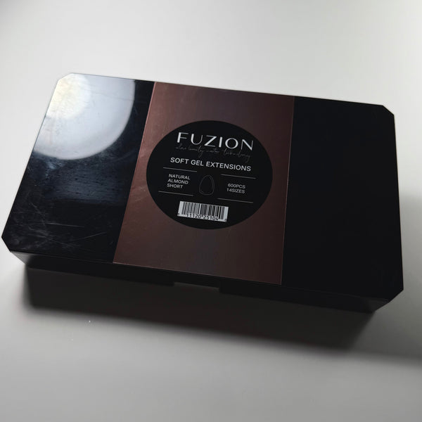 Fuzion Soft Gel Extensions - Natural Almond Short