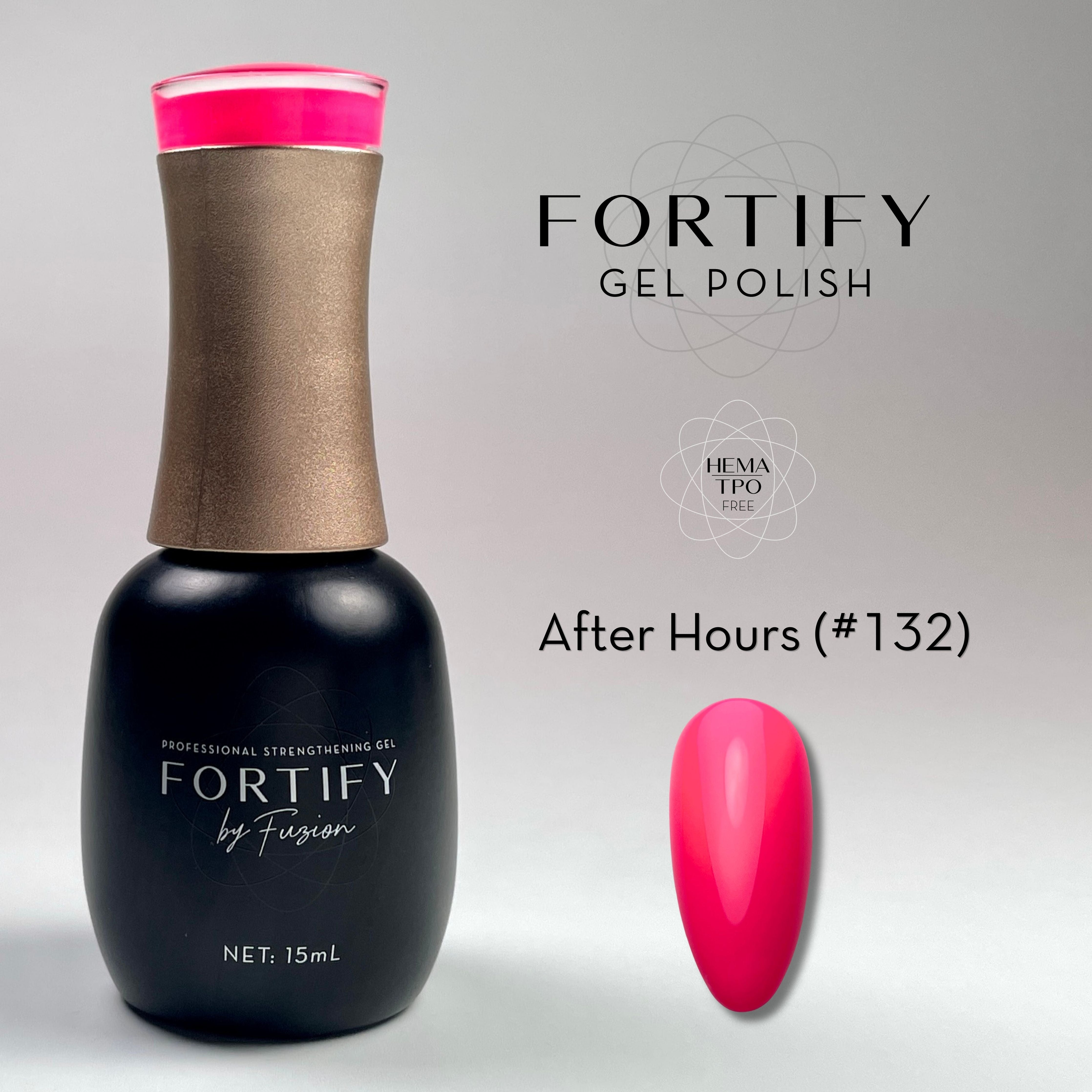 Fuzion Fortify Gel Polish 15ml - #132 Main image