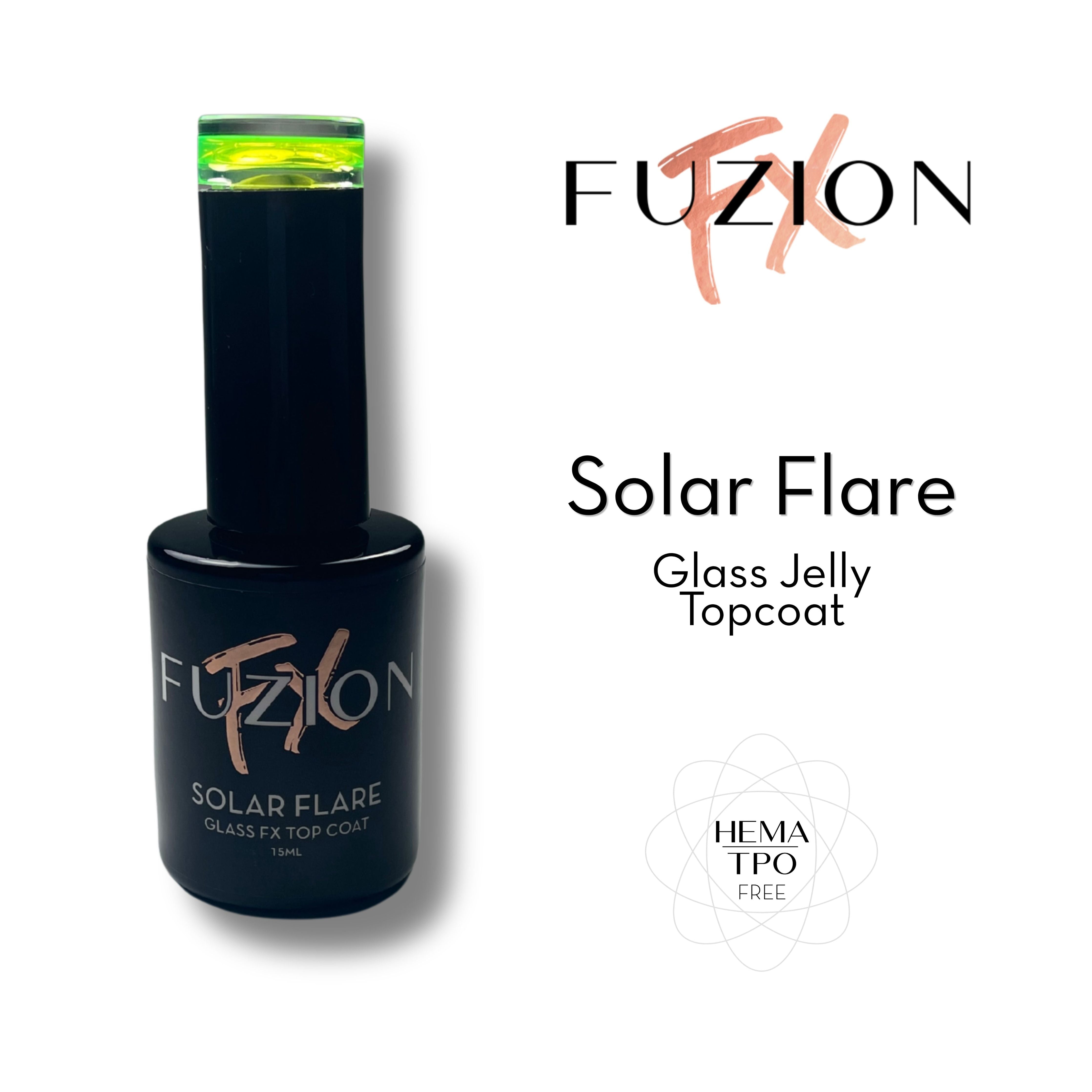 Fuzion FX Glass Gel - Solar Flare 15ml Main image
