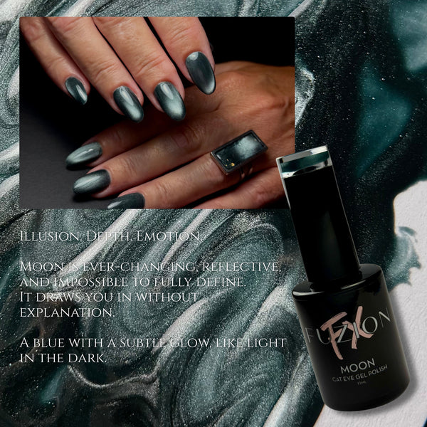 Fuzion Cat Eye Gel Polish 15ml - Moon