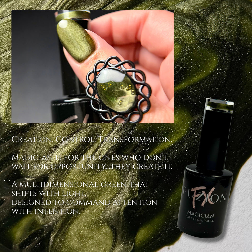Fuzion Cat Eye Gel Polish 15ml - Magician