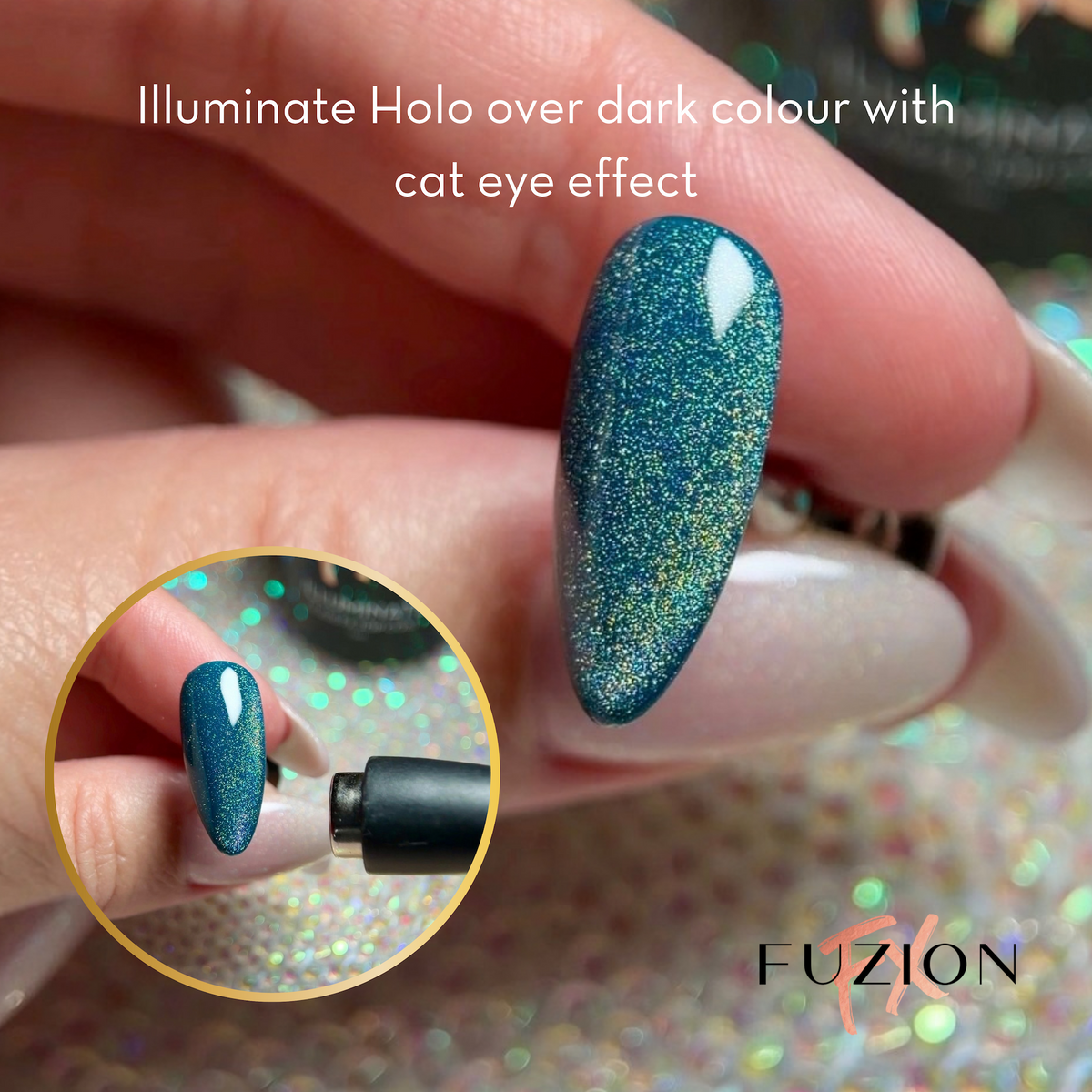 Fuzion FX Glass Top Coat - Illumimate 15ml