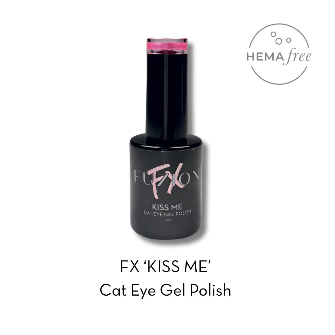 Fuzion Cat Eye Gel Polish 15ml - Kiss Me Secondary image