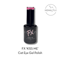 Fuzion Cat Eye Gel Polish 15ml - Kiss Me