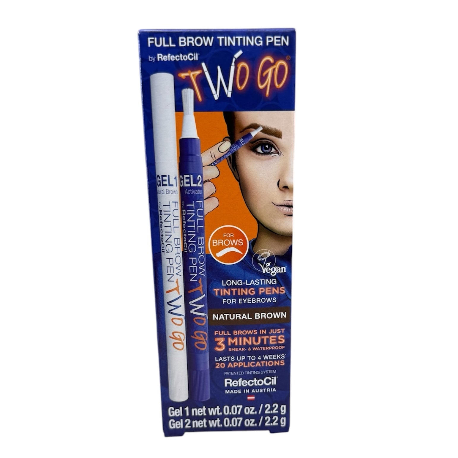 RefectoCil Full Brow Tinting Pen 2pk - Natural Brown Main image