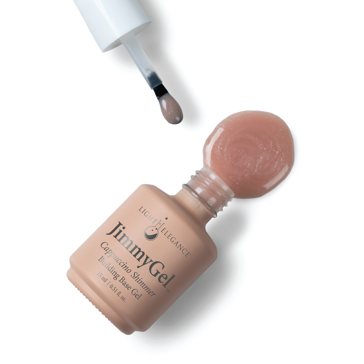 Light Elegance Jimmy Gel 15ml - Cappuccino Shimmer Secondary image