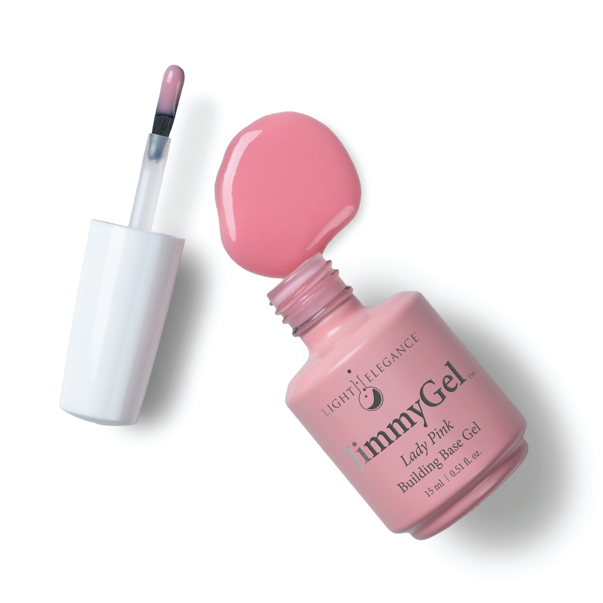 Light Elegance Jimmy Gel 15ml - Lady Pink Secondary image