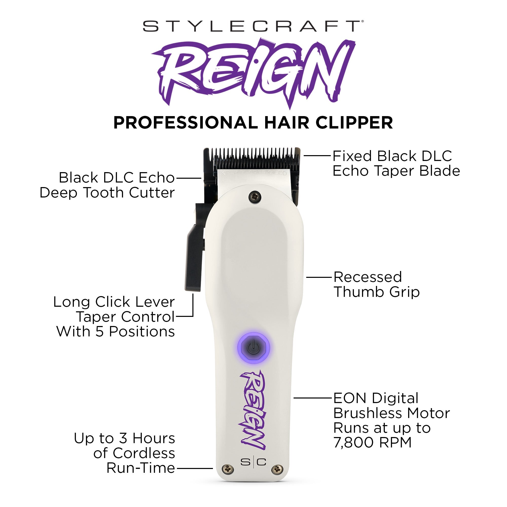 Stylecraft Pro Reign Clipper (SC620W)