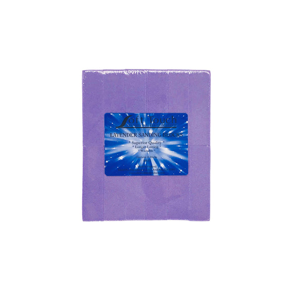Soft Touch Lavender Sanding Blocks - 12 Pack