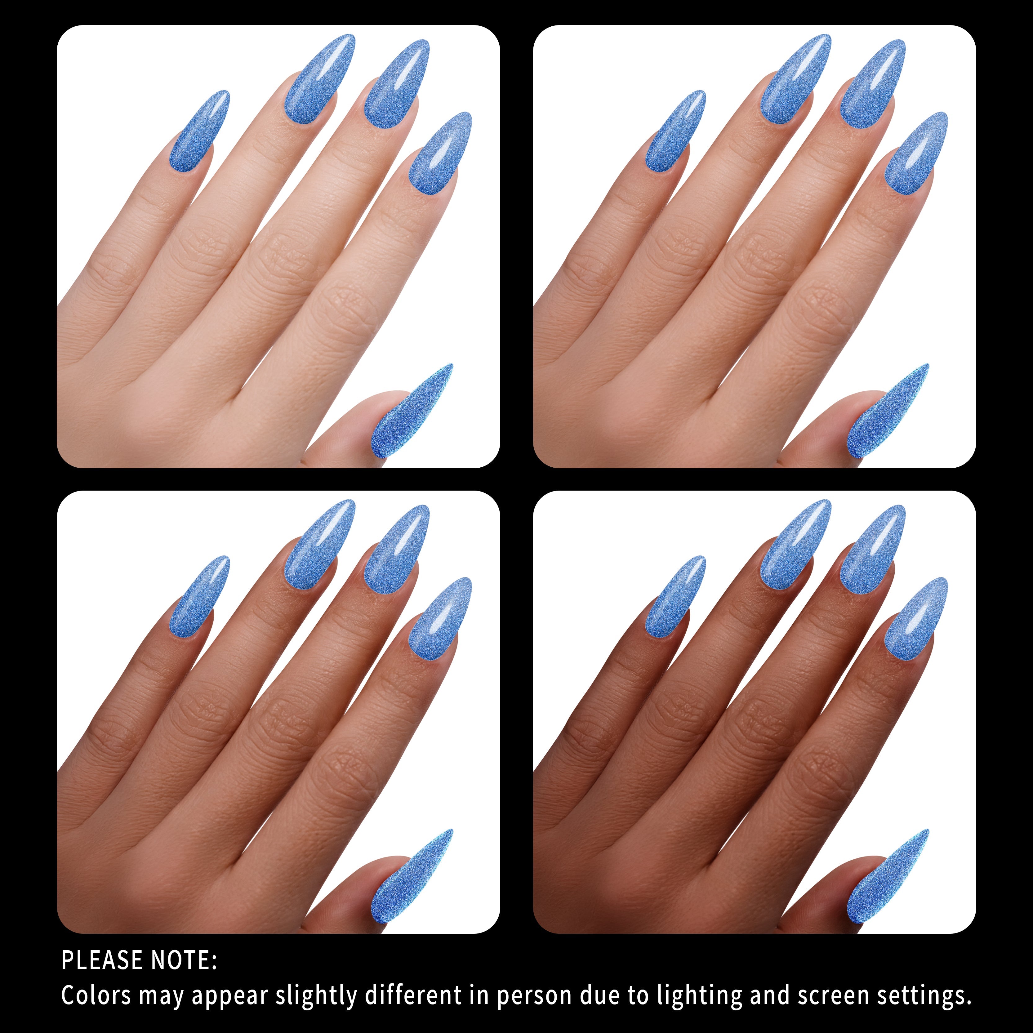 PLA Gel Polish 12ml - Sapphire Sparkle 303