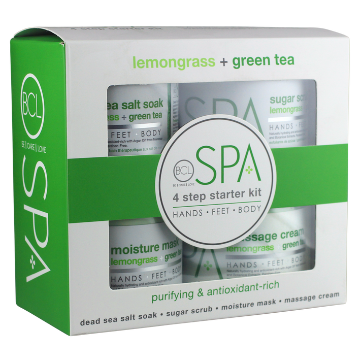 Be Care Love Lemongrass + Green Tea 4 Step Starter Kit