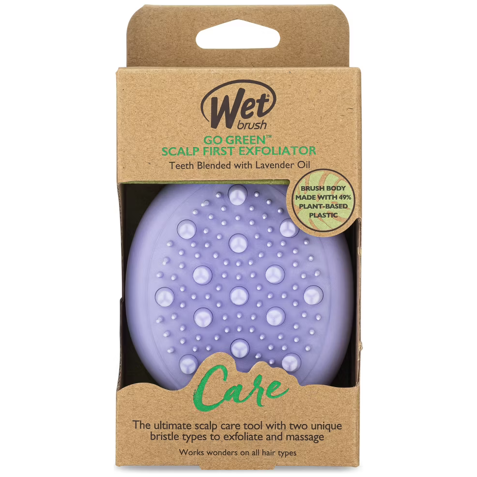 Wet Brush Go Green Scalp First Exfoliator - Purple Secondary image