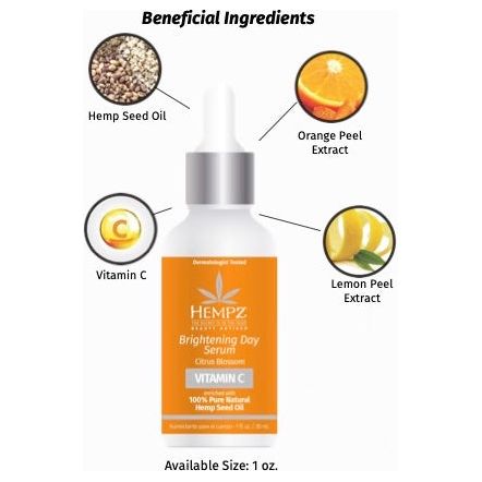 Hempz Brightening Day Serum Citrus Blossom 1oz