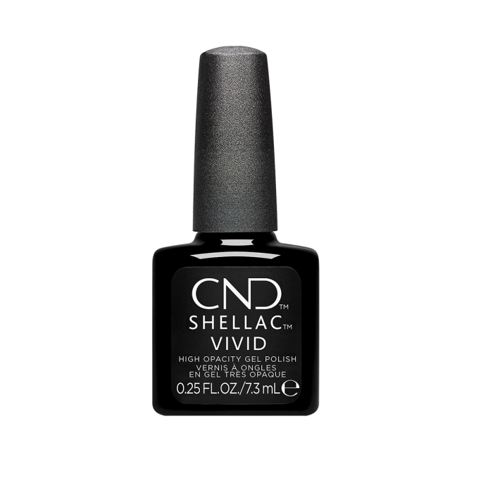 CND Shellac - Vivid #700 Black Tuxedo