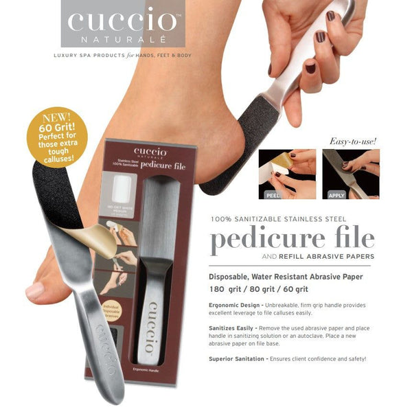 Cuccio Stainless Steel Pedi File