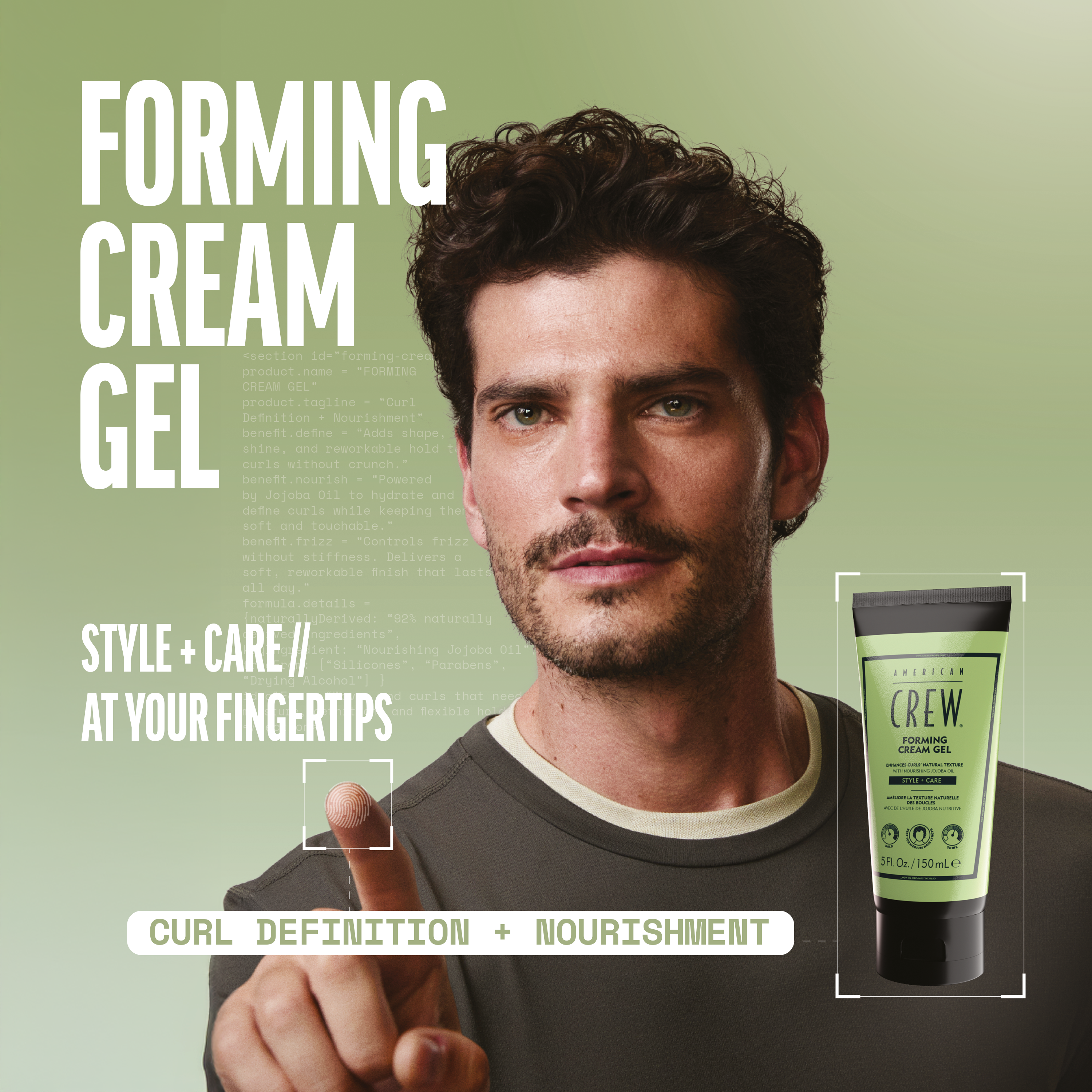 American Crew Forming Cream Gel 150ml Secondary image
