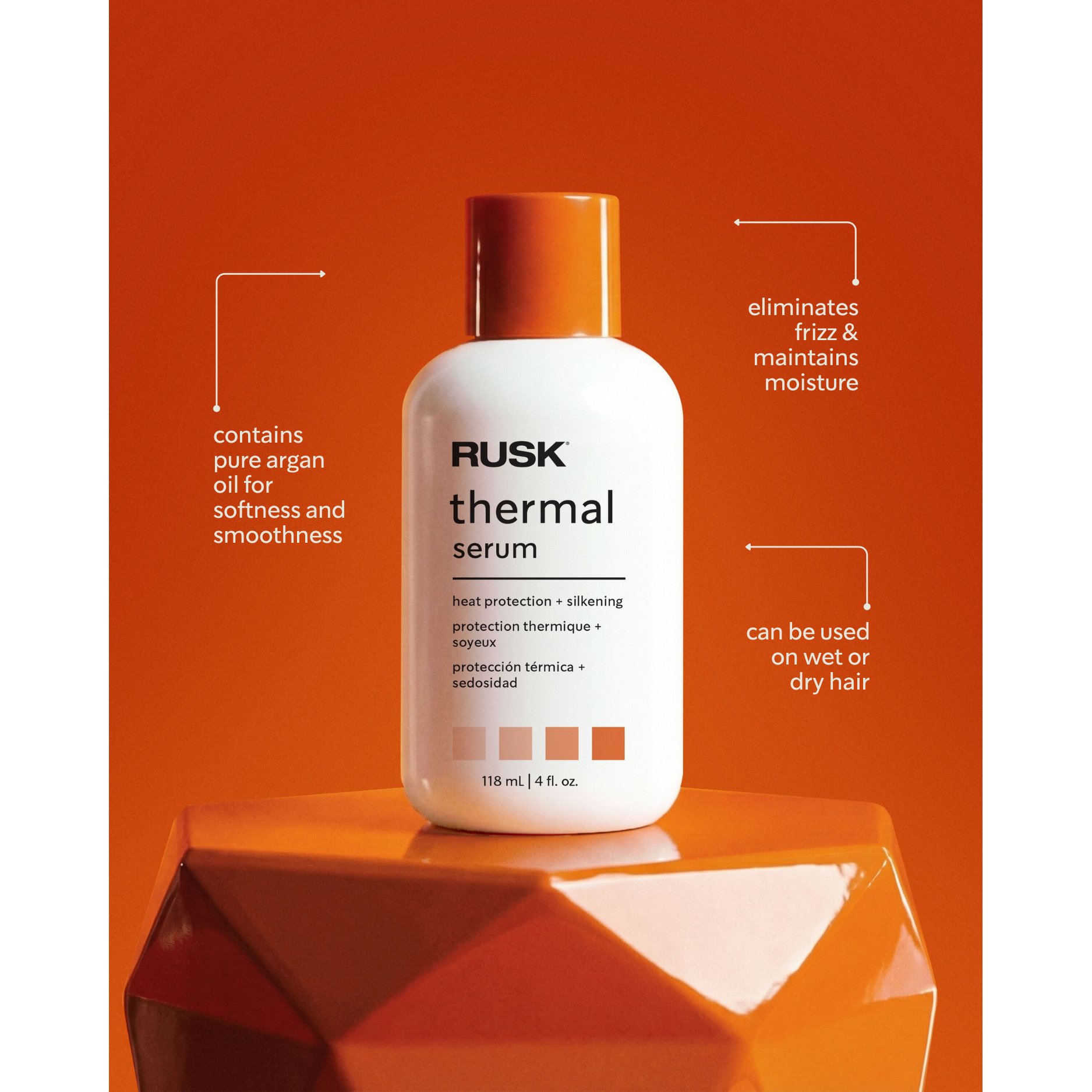 Rusk Thermal Serum 4oz Secondary image