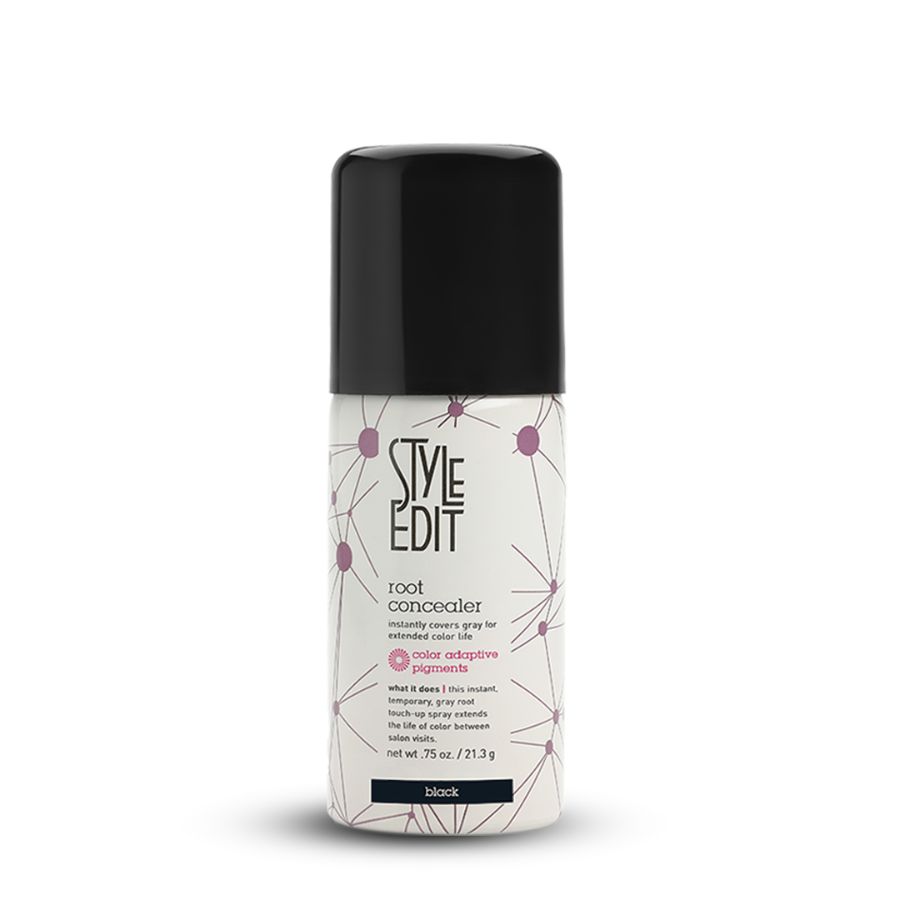 Style Edit Root Concealer Spray Mini .75oz - Black Secondary image