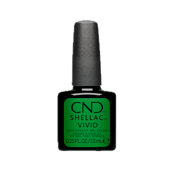 CND Shellac - Vivid #704 Shamrock Green