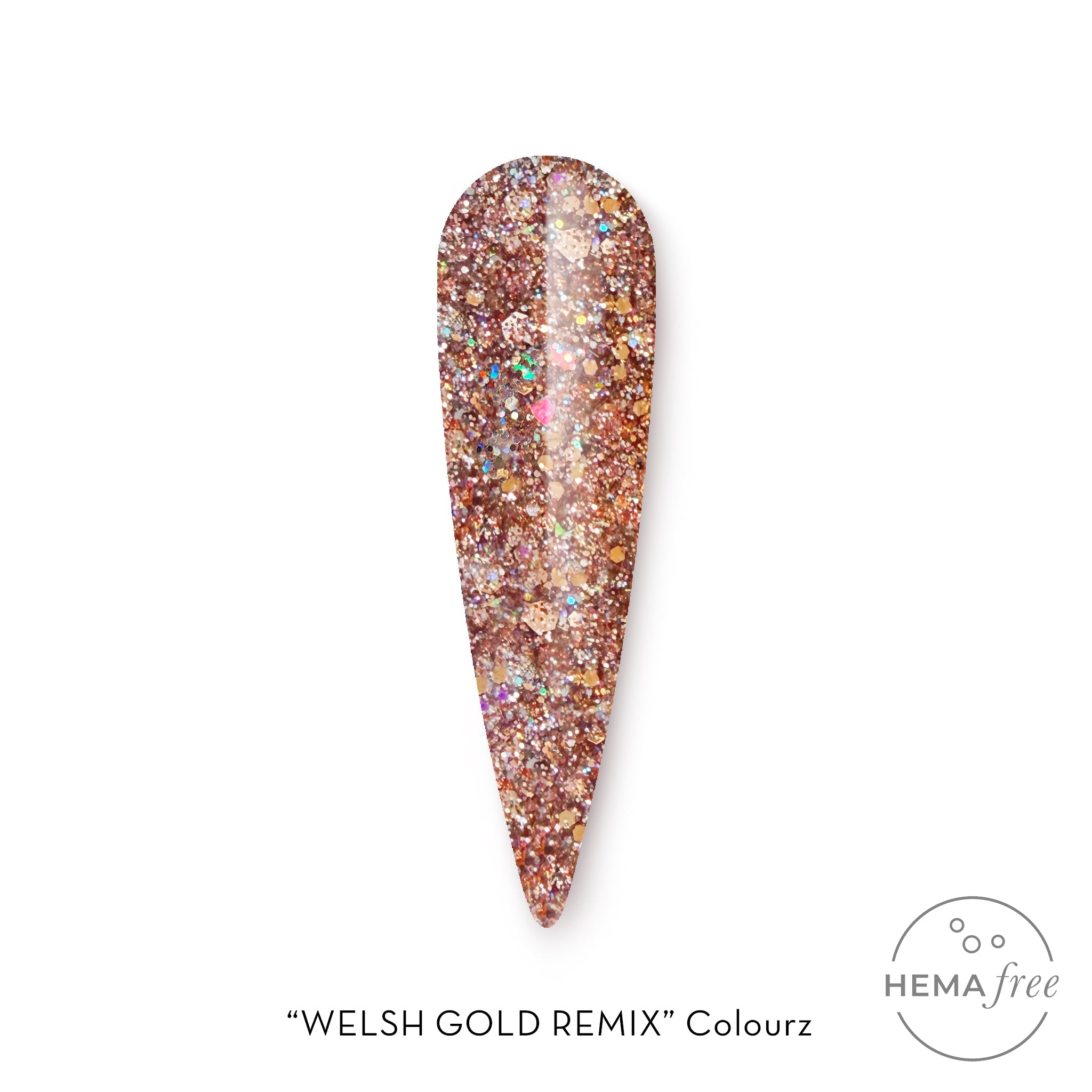 Fuzion UV/LED Sparklez Remix - Welsh Gold 15g Main image