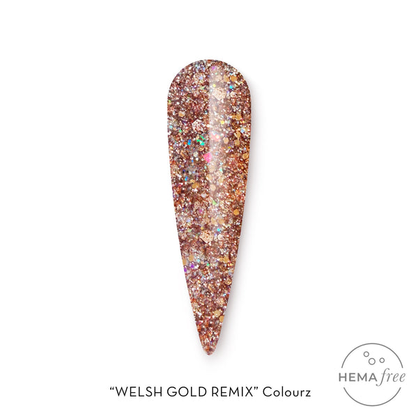 Fuzion UV/LED Sparklez Remix - Welsh Gold 15g