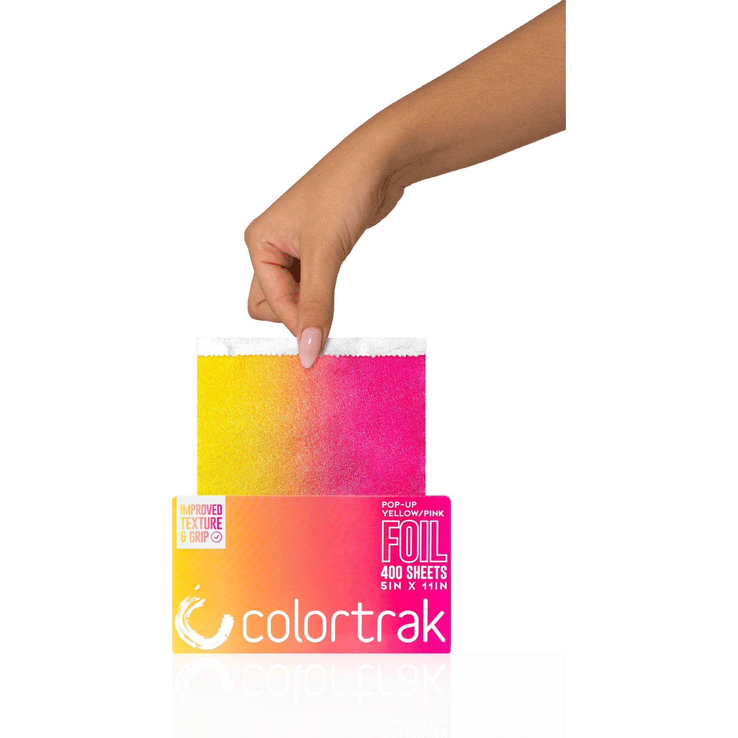 Color Trak Gradient Pop-Up Foil (400pk) - Yellow/Pink Secondary image